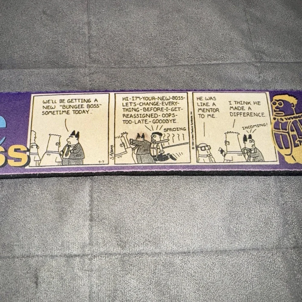 Vintage Dilbert Comic Strip Keyboard Non Slip Wrist Rest Pad 18.5